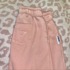 Pink Gymshark Sweatpants cropped